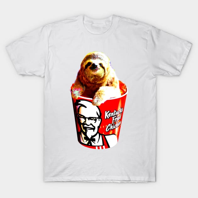 fried sloth T-Shirt by Nknecht